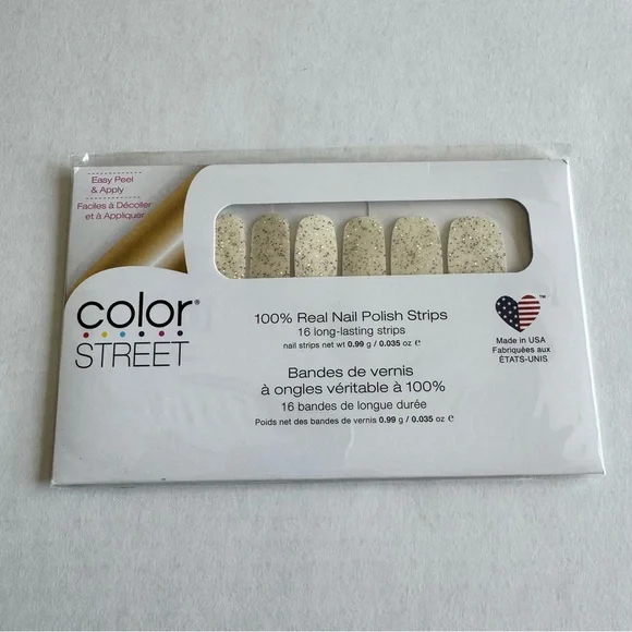 *Retired* Color Street: Champagne Sugar | Gold Silver Glitter Sparkle Overlay - Picture 3 of 10